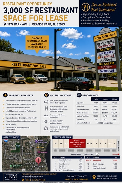 Primary Photo Of 1177 Park Ave, Orange Park Unknown For Lease