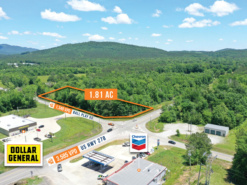 Primary Photo Of Across from 29 Ball Play Road, Piedmont Land For Sale