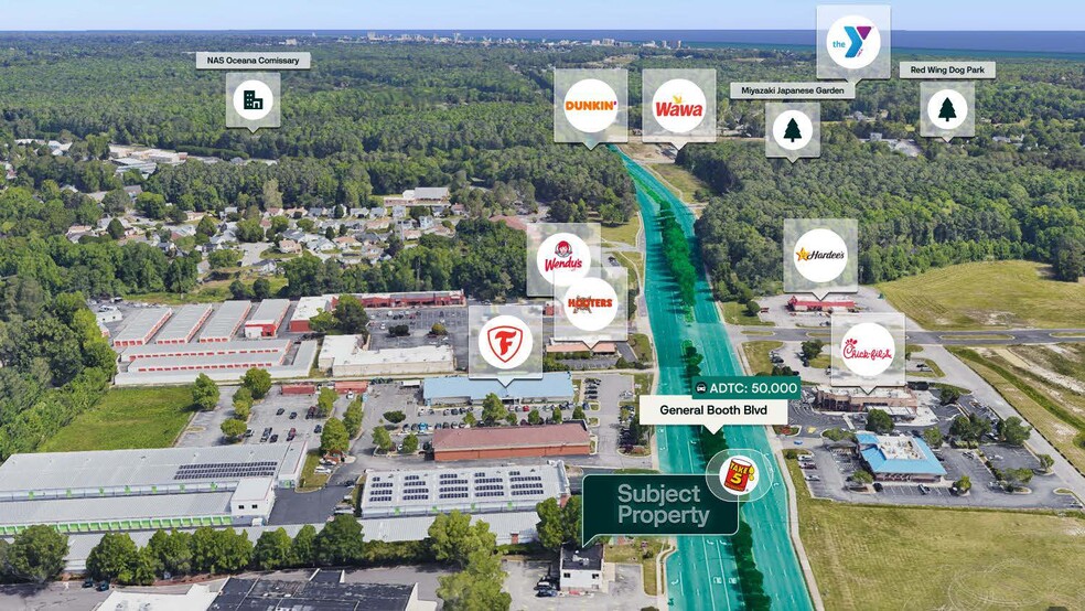 More Photos Of 1557 General Booth Blvd, Virginia Beach Auto Repair For Sale