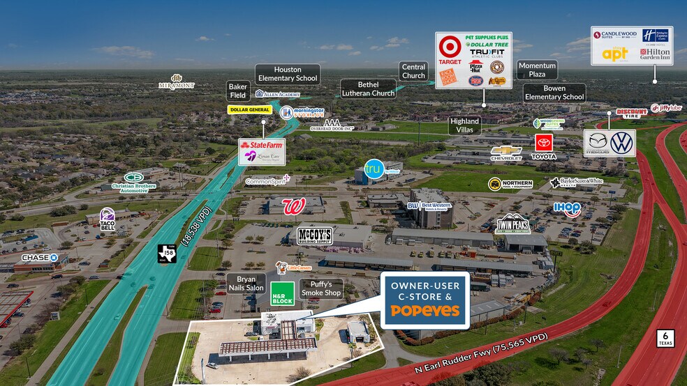 More Photos Of 890 N Earl Rudder Fwy, Bryan Convenience Store For Sale