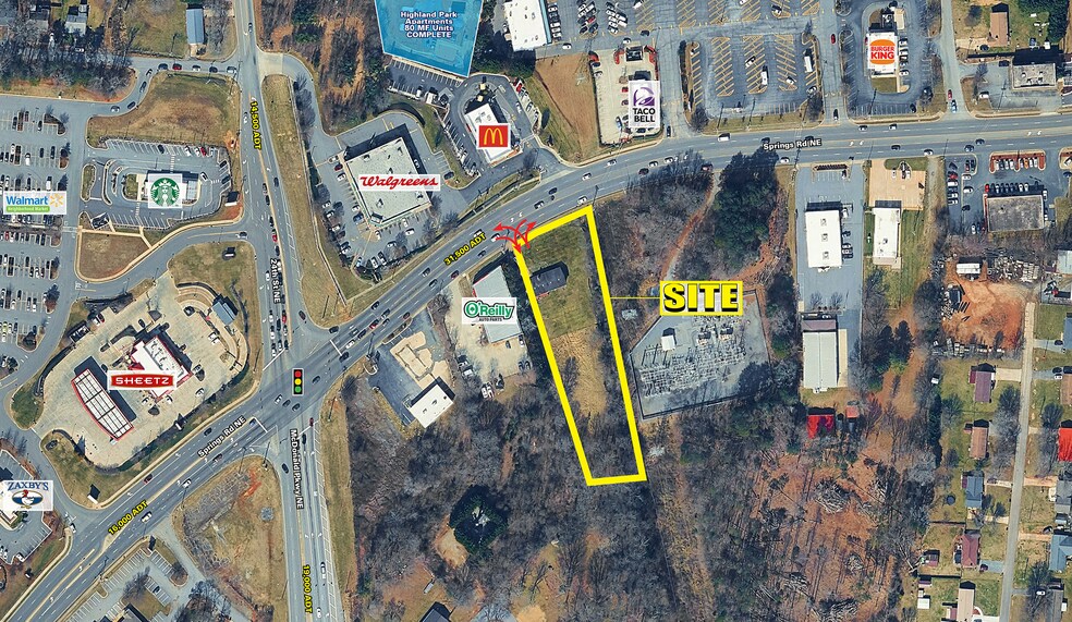 More Photos Of 2440 Springs Road Northeast, Hickory Land For Lease