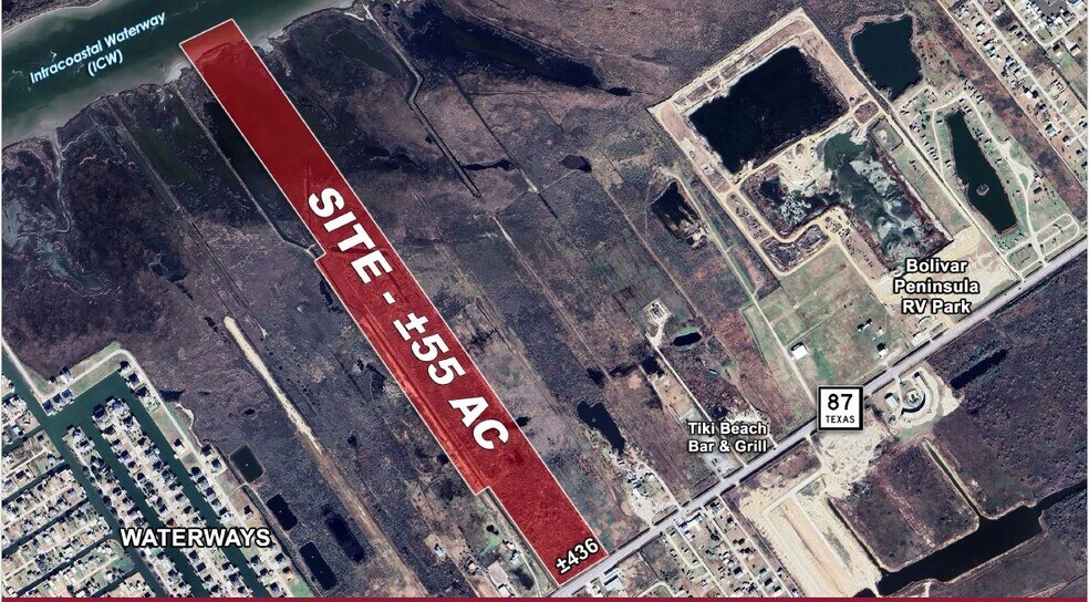 More Photos Of SH 87 hwy, Crystal Beach Land For Sale