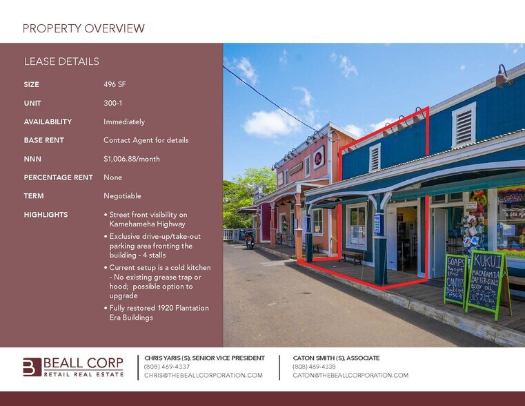 More Photos Of 66-528 Kamehameha Hwy, Haleiwa Storefront For Lease