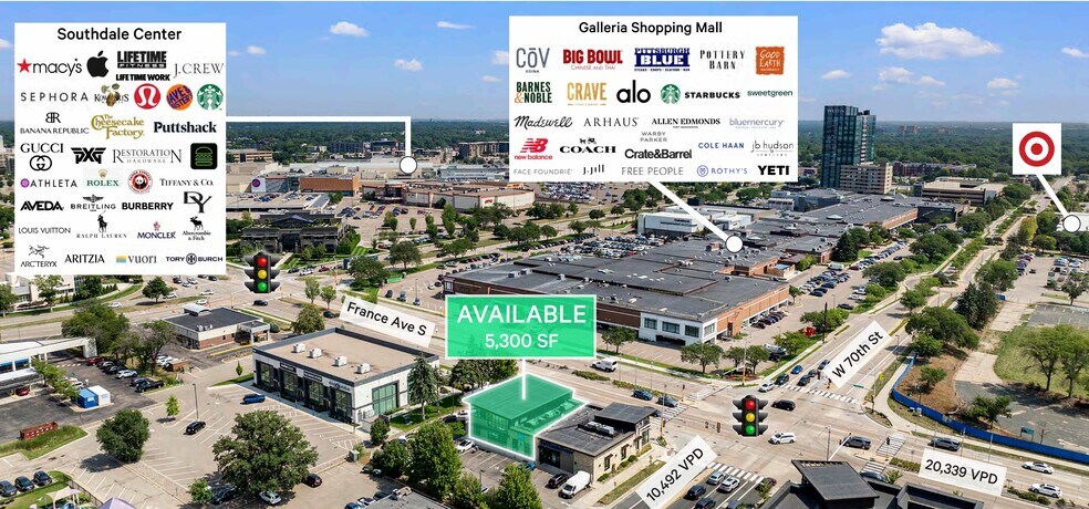 More Photos Of 6996 France Ave S, Edina General Retail For Lease