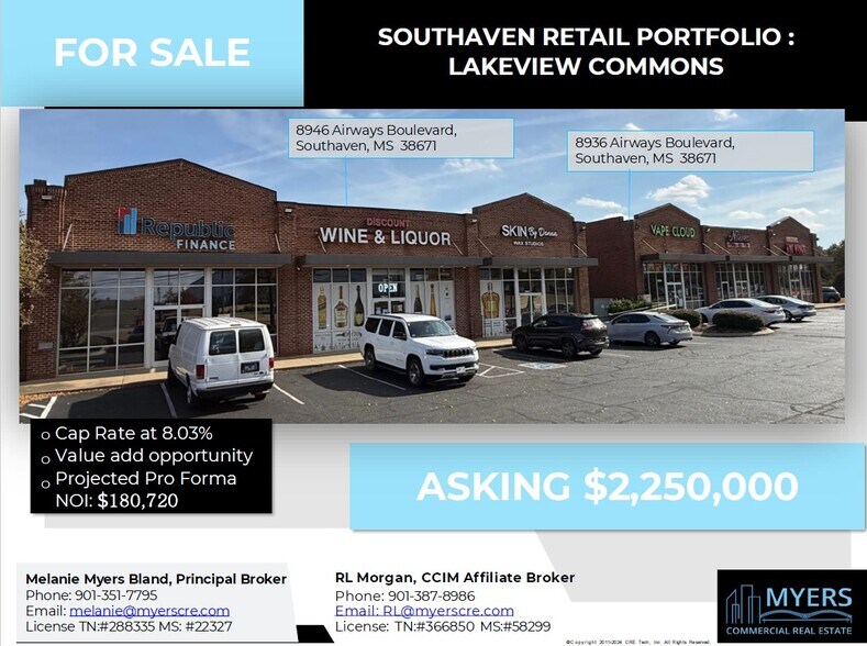 Primary Photo Of , Southaven General Retail For Sale