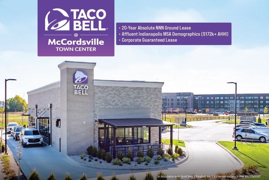 Primary Photo Of 5917 W Broadway, McCordsville Fast Food For Sale