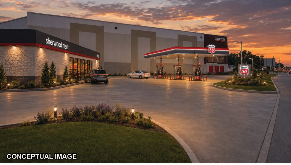 More Photos Of 8623 Warden Rd, Sherwood Convenience Store For Lease
