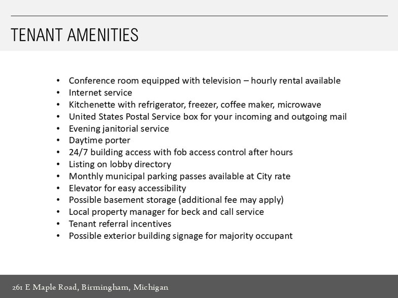 More Photos Of 261-275 E Maple Rd, Birmingham Storefront Retail Office For Lease