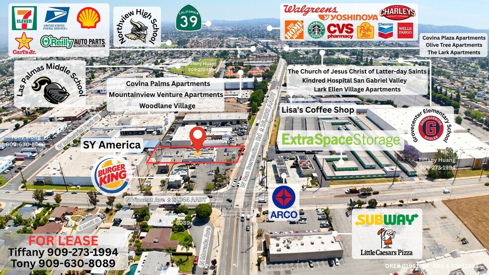 More Photos Of 1661-1665 W San Bernardino Rd, Covina Unknown For Lease