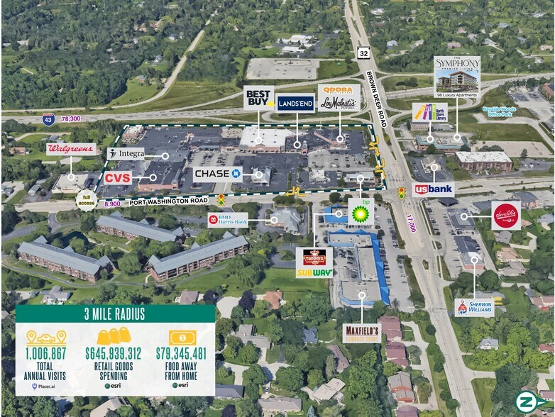 More Photos Of 8633-8799 N Port Washington Rd, Fox Point Unknown For Lease