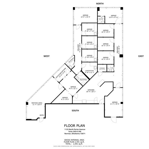 More Photos Of 1125 N Porter Ave, Norman Medical For Sale