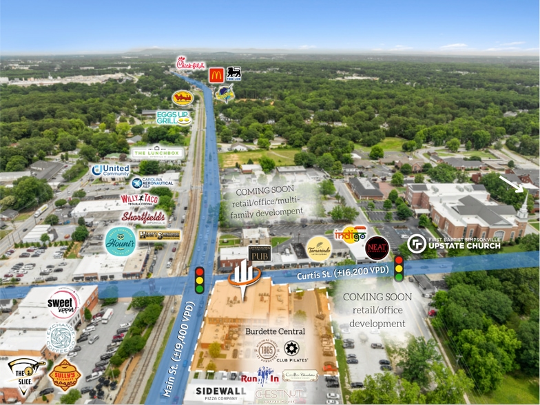 More Photos Of 128 Curtis St, Simpsonville Storefront Retail Office For Lease