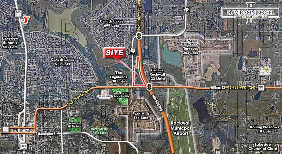 More Photos Of John King Blvd @ State Highway 66, Rockwall Land For Sale