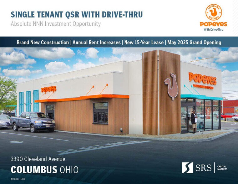 Primary Photo Of 3390 Cleveland Ave, Columbus Fast Food For Sale