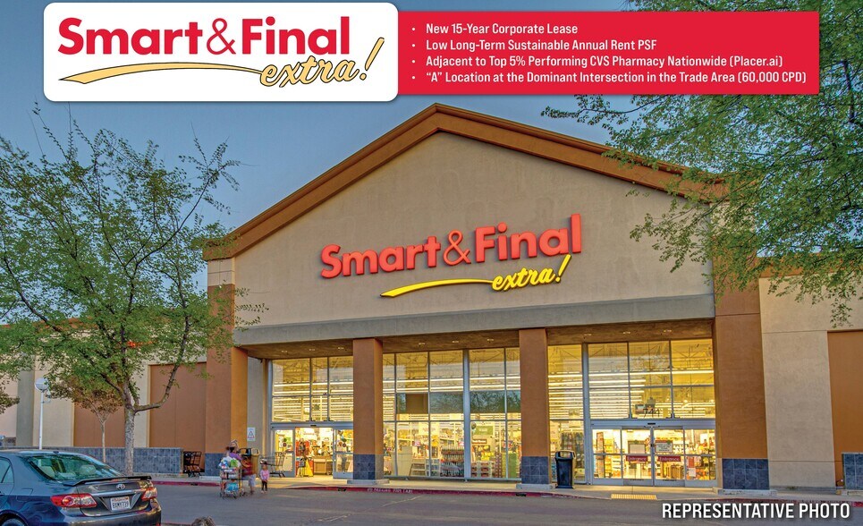 Primary Photo Of 2058 W Avenue J, Lancaster Supermarket For Sale