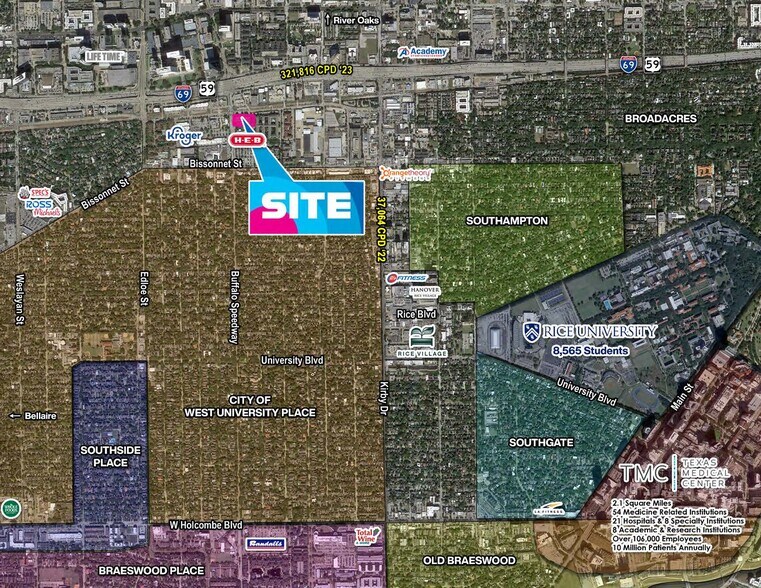 More Photos Of 5115 Buffalo Speedway, Houston Unknown For Lease