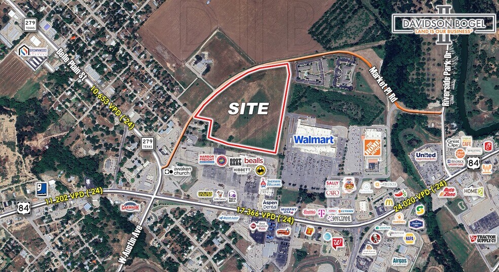 Primary Photo Of SWC - MARKET PLACE BLVD. & DAVIS LN, Brownwood Land For Lease