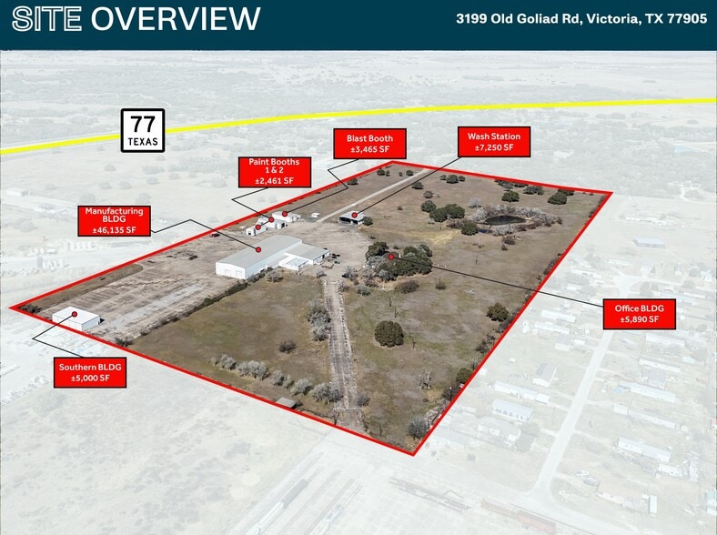 More Photos Of 3199 Old Goliad Rd, Victoria Industrial For Sale