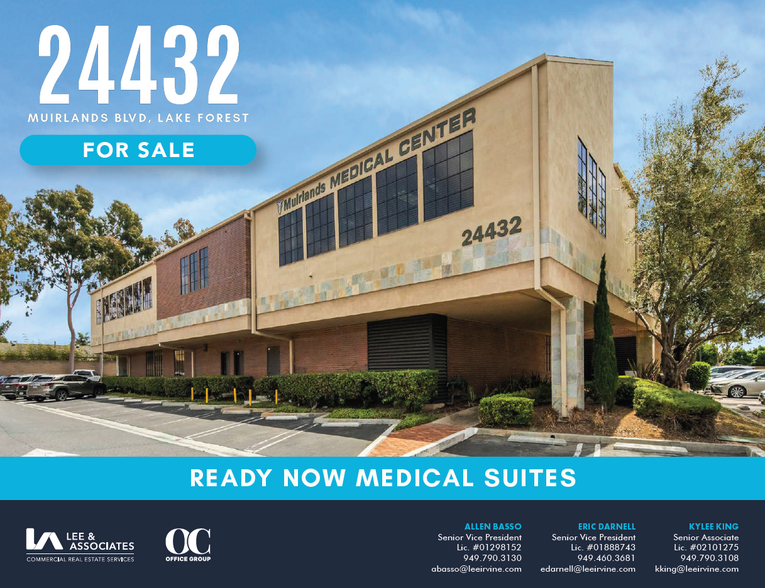 Primary Photo Of 24432 Muirlands Blvd, Lake Forest Medical For Sale