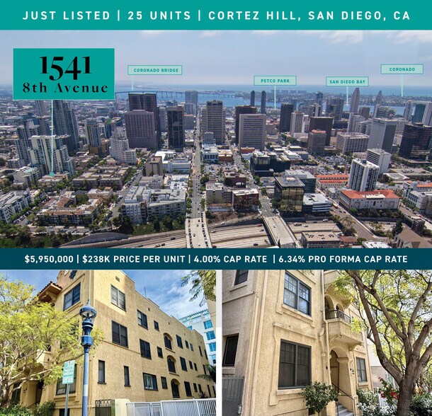 Primary Photo Of 1541 8th Ave, San Diego Apartments For Sale