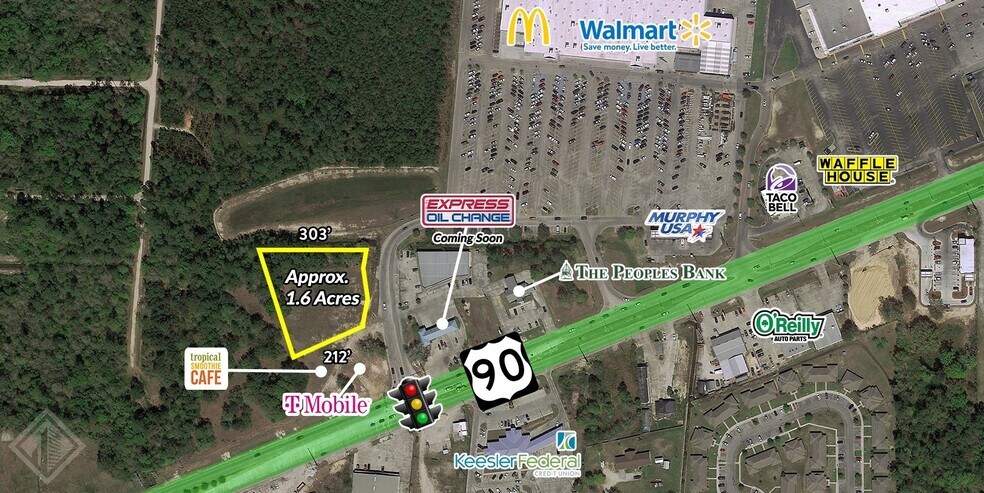 Primary Photo Of 48 US 90, Waveland Land For Sale