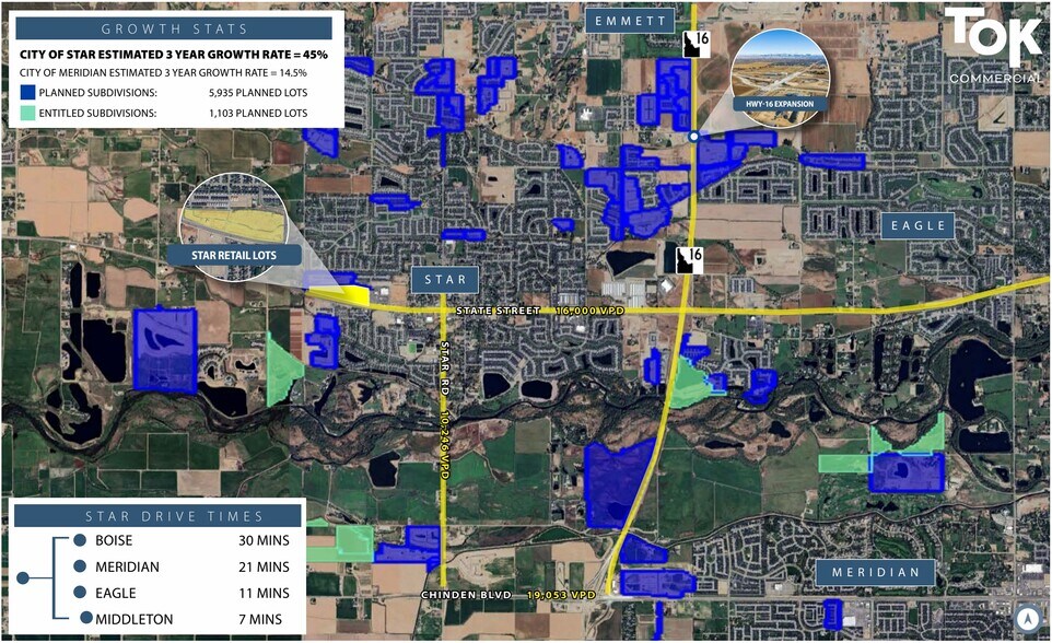 More Photos Of 12080 W State St, Star Land For Sale