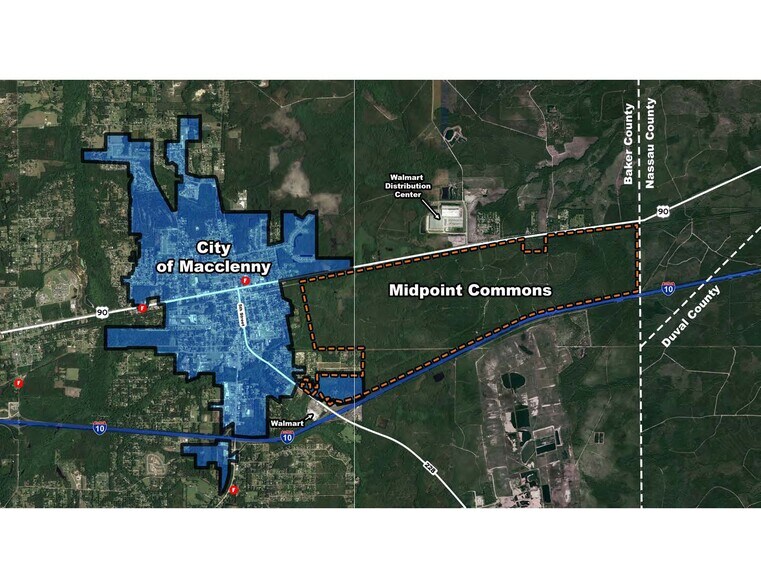 More Photos Of Interstate 10 & SR 228, Macclenny Land For Lease