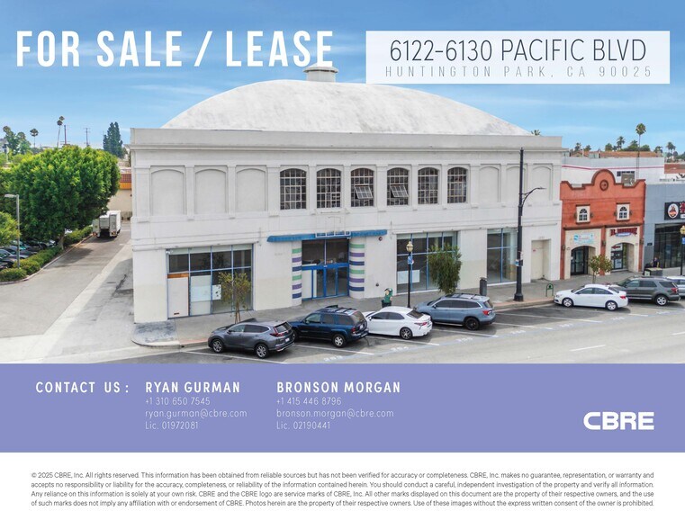 More Photos Of 6122-6130 Pacific Blvd, Huntington Park Storefront Retail Office For Sale