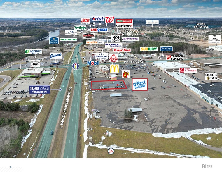 More Photos Of 3456 E Main St, Merrill Carwash For Sale