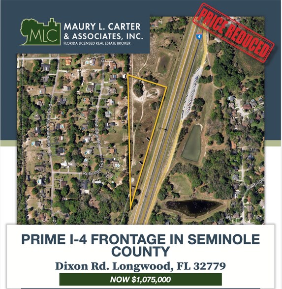 More Photos Of Dixon Rd & Interstate 4, Longwood Land For Sale