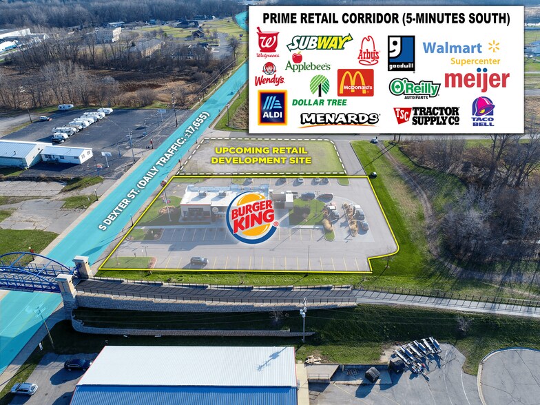 Primary Photo Of 251 S Dexter St, Ionia Fast Food For Sale