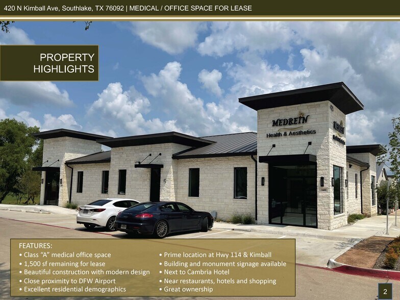 More Photos Of 420 N Kimball Ave, Southlake Medical For Lease