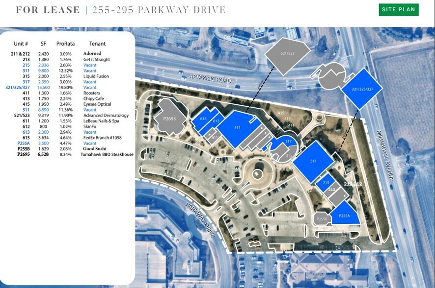 More Photos Of 215-295 Parkway Dr, Lincolnshire Unknown For Lease