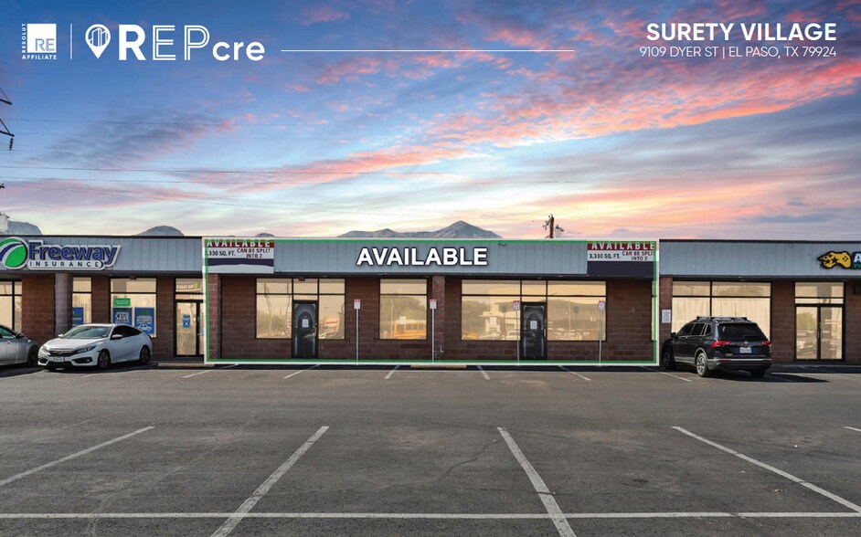 Primary Photo Of 9109 Dyer St, El Paso Storefront For Lease