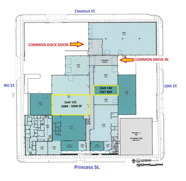 More Photos Of 921 Princess St, Wilmington Warehouse For Lease