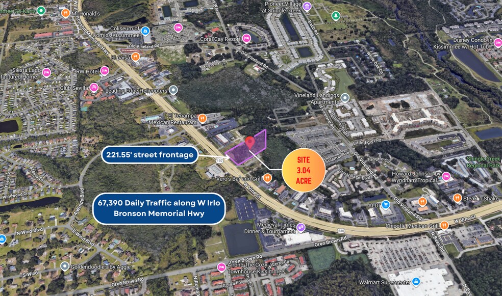 More Photos Of 4545 Irlo Bronson Memorial hwy, Kissimmee Land For Sale