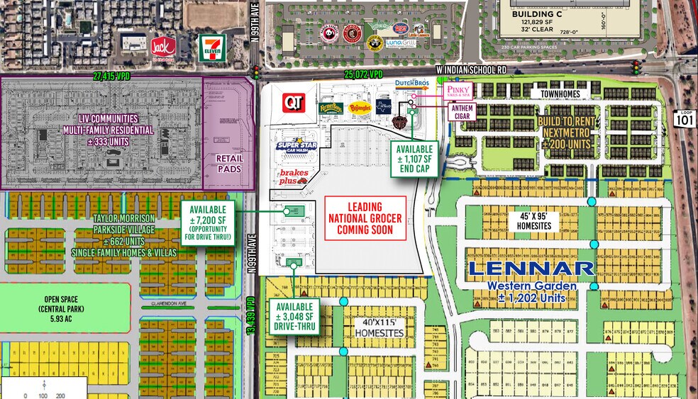 More Photos Of SEC 99th Ave & Indian School Rd, Phoenix Land For Lease