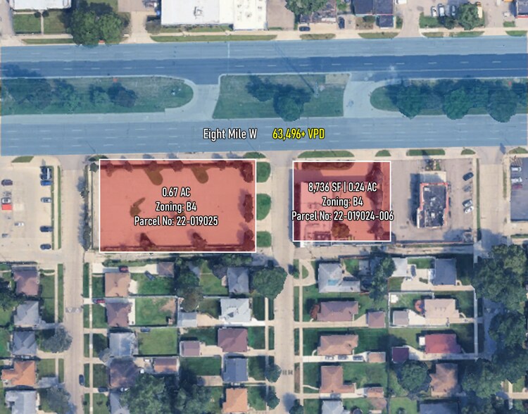 More Photos Of 20771 W 8 Mile Rd, Detroit General Retail For Sale