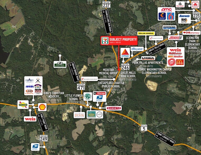 More Photos Of 45955 E Run Dr, Lexington Park Convenience Store For Sale