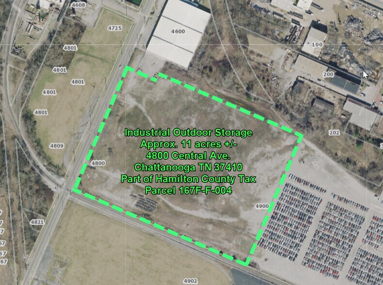 More Photos Of 4800 Central ave, Chattanooga Land For Lease