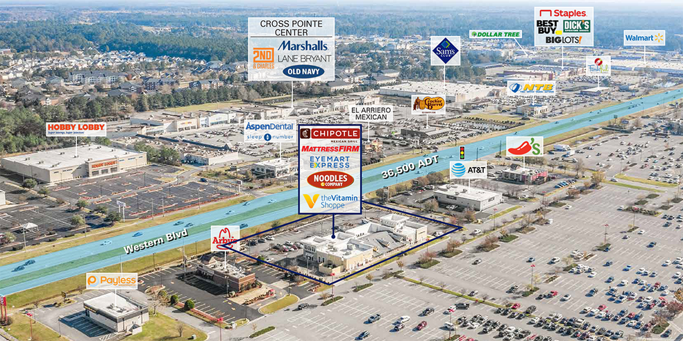 More Photos Of 1305 Western Blvd, Jacksonville Unknown For Lease