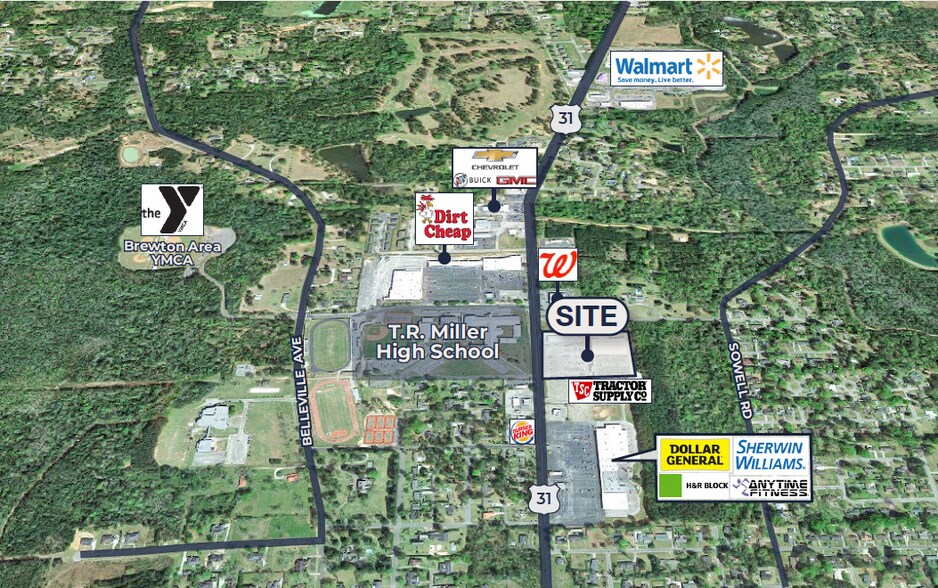 More Photos Of 1804 Douglas Ave, Brewton General Retail For Lease