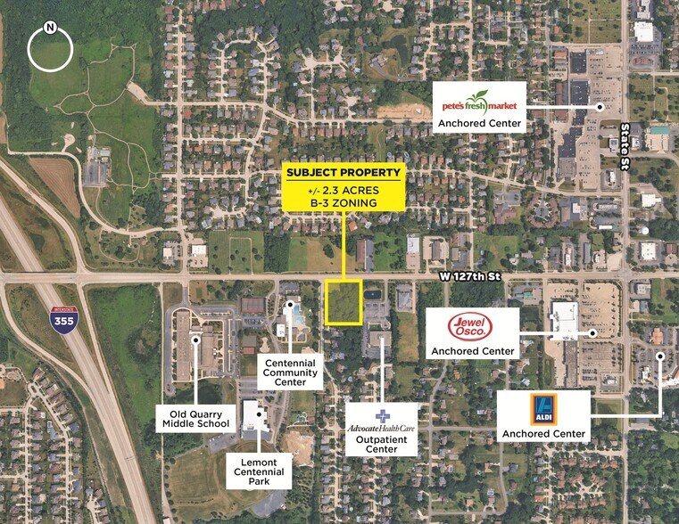 Primary Photo Of 15980 127th St, Lemont Land For Sale