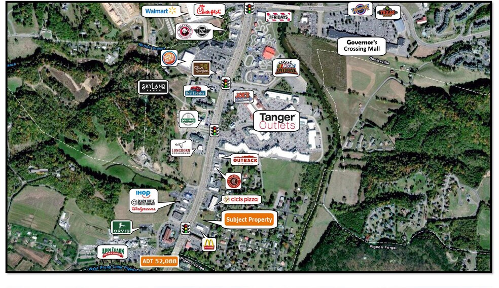 More Photos Of 1819 Parkway, Sevierville Land For Lease