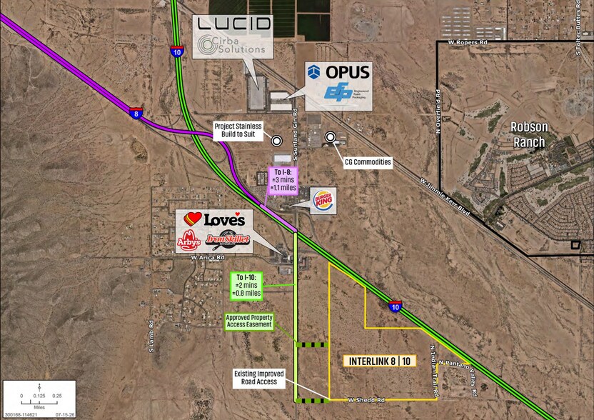 More Photos Of I-10 & Sunland Gin rd, Eloy Land For Sale
