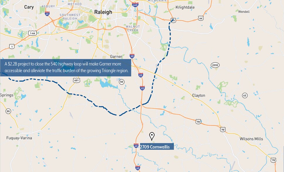 More Photos Of 2709 Cornwallis Rd, Garner Land For Sale