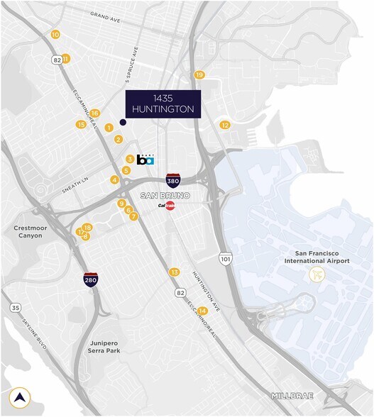 More Photos Of 1435-1475 Huntington Ave, South San Francisco Showroom For Sale