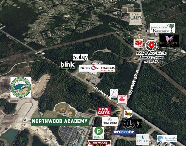 Primary Photo Of 3556 S Live Oak Dr, Moncks Corner Land For Sale
