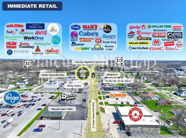 More Photos Of 2401 E Center St, Warsaw Fast Food For Sale