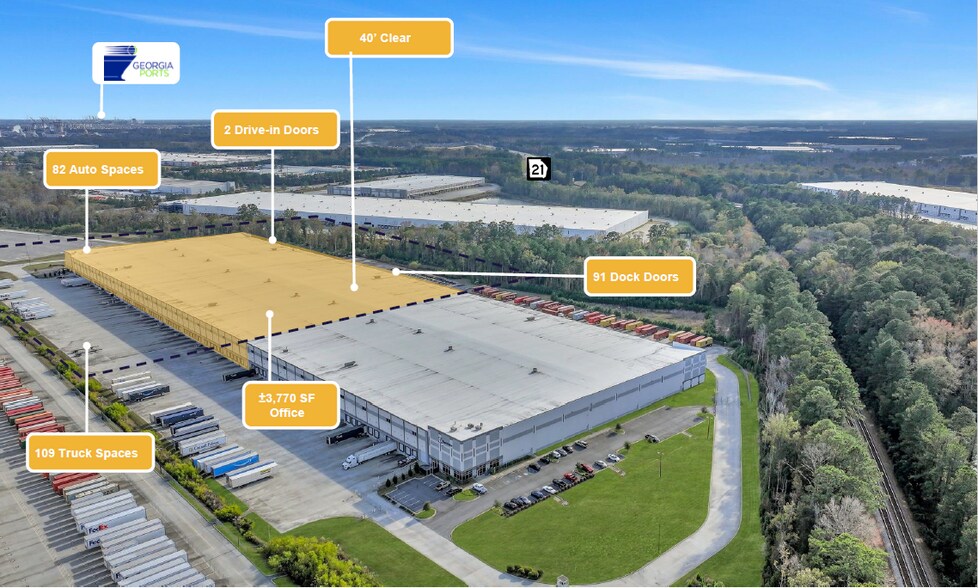 More Photos Of 302 International Trade Pky, Port Wentworth Distribution For Lease